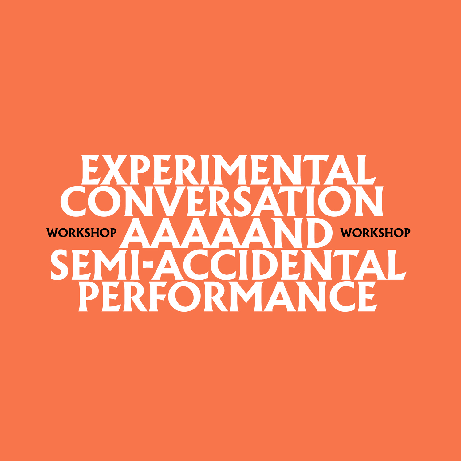 Ray Fenwick, experimental conversation and semi-accidental performance workshop