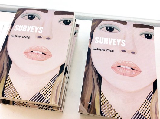 Natasha Stagg, cover of Surveys, 2016.