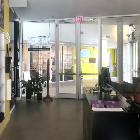 interior of Plug In ICA's Bookstore